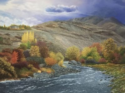MontagnaFiume Nuvole Sassi e Rocce Paesaggio naturale Acquafresca