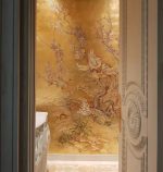 Murali floreali Passeri Natura in casa Decorazione parete Pittura a mano Stile primaverile Fiori colorati Arte murale