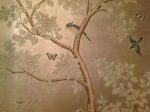 Murali floreali Passeri Natura in casa Decorazione parete Pittura a mano Stile primaverile Fiori colorati Arte murale