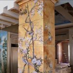 Murali floreali Passeri Natura in casa Decorazione parete Pittura a mano Stile primaverile Fiori colorati Arte murale