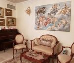 Murali decorativi Angelo Galassia Cielo stellato Arte spirituale Dipinto a mano Effetto magico Interior art