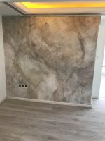 Finto marmo Effetto marmo Decorazione colonne Pittura decorativa Interior design di lusso Vena di marmo Arte murale Finiture pregiate