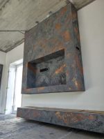 Effetto ruggine Ossidazione Ferro battuto effetto Rame ossidato Stile industriale Pittura materica Patina artistica Luxury industrial decor Effetto metallo