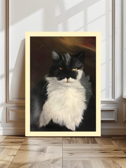 Gatto Animali domestici Ritratto di animale Miao Pittura tenera Amici a quattro zampe